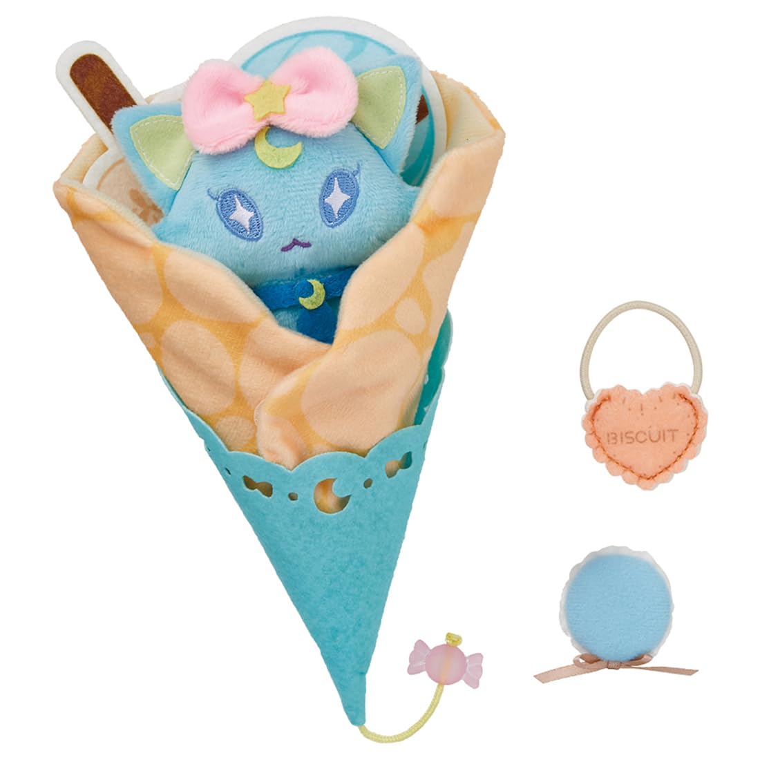 Секретный глаз Пури Плюшевая игрушка размером с ладонь Набор кошек Пури