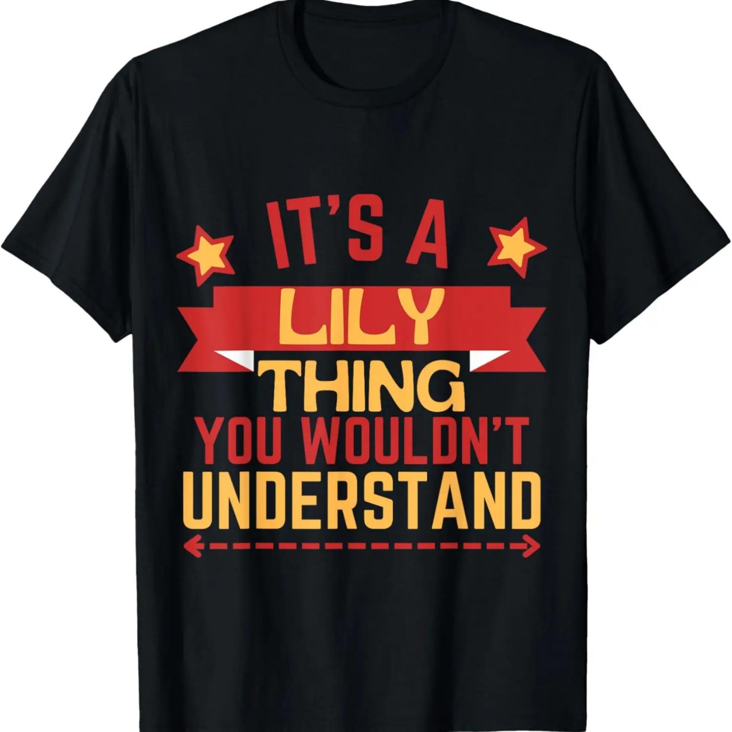 Лили Имя Забавный Подарок Для Лили Футболка XXXXXL чёрный